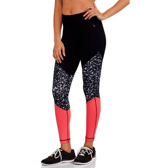 Juniors' Active Hidden Jungle Printed Performance Ankle Leggings