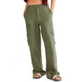 thumbnail image 1 of Juniors' Aeropostale Baggy Utility Cargo Pants Color: Beetle Size: SMALL, 1 of 4