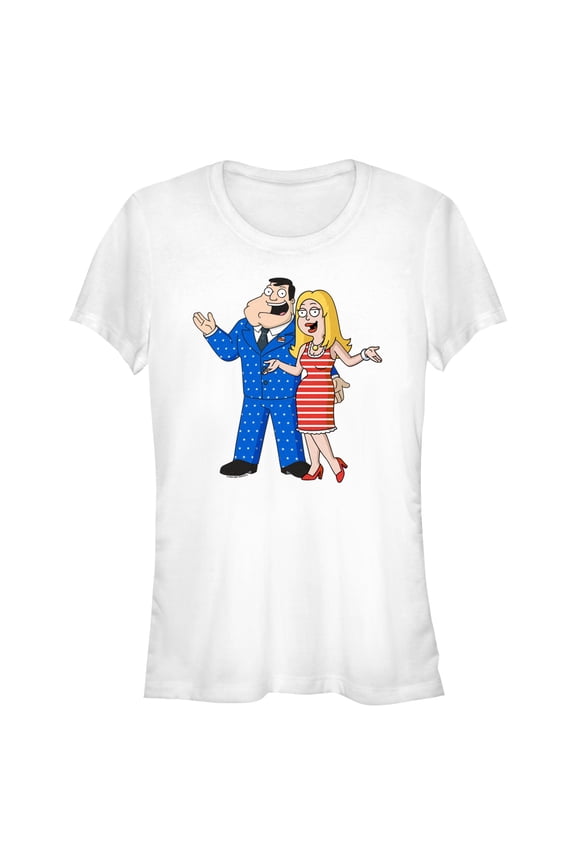 Juniors American Dad! American Couple T Shirt