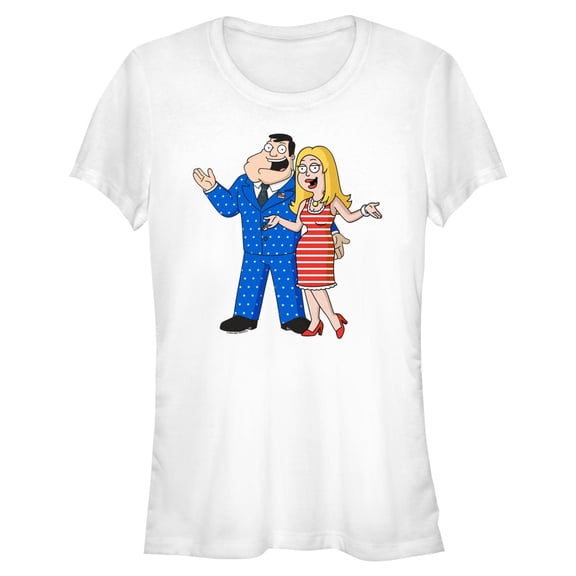 Juniors American Dad! American Couple T Shirt