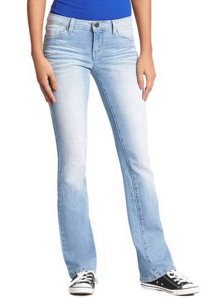 White bootcut shop jeans juniors