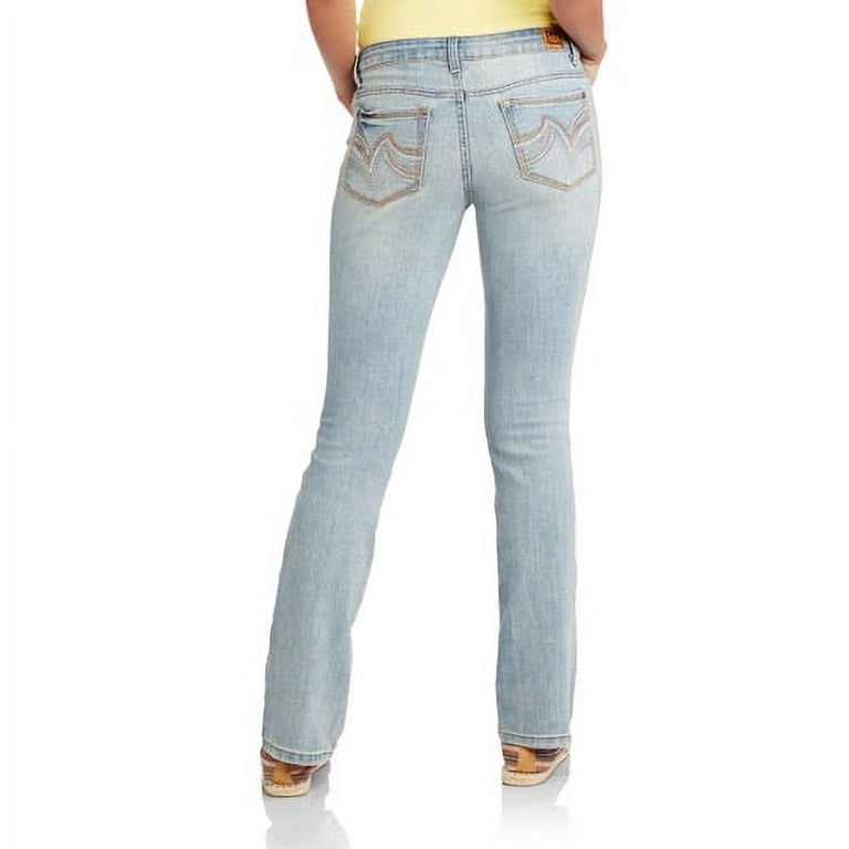 Juniors low rise jeans top