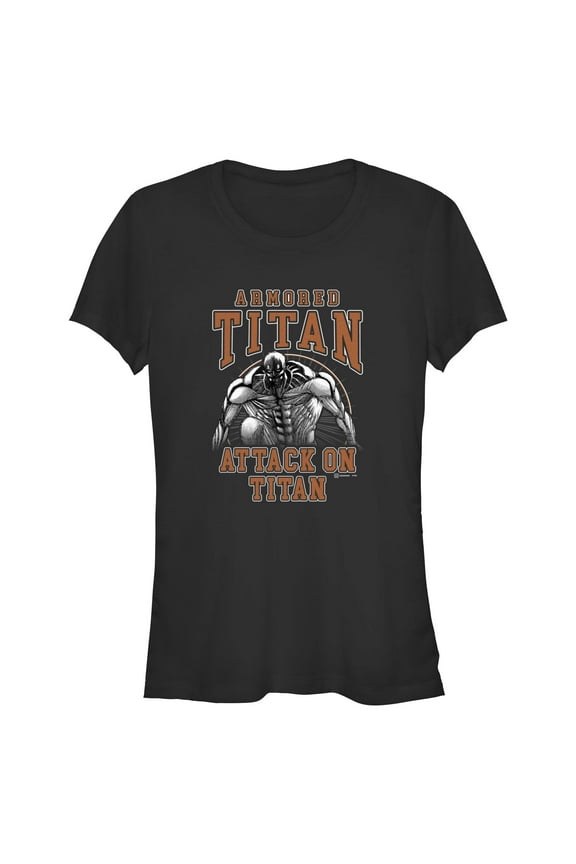 Juniors Attack on Titan Armored Titan Jersey T Shirt