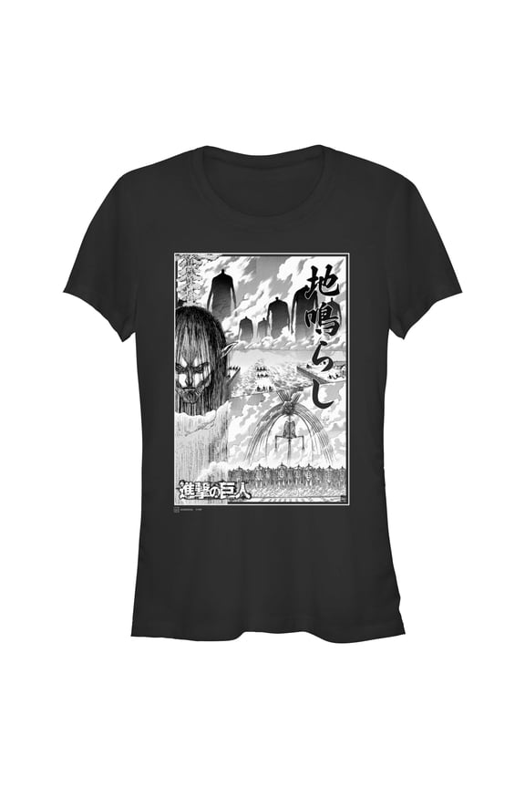 Juniors Attack on Titan The Rumbling Collage T Shirt