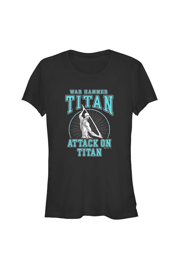Juniors Attack on Titan War Hammer Titan Jersey T Shirt