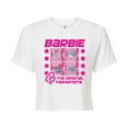 thumbnail image 1 of Barbie - Original Fashionista - Juniors Cropped Graphic T-Shirt, 1 of 4