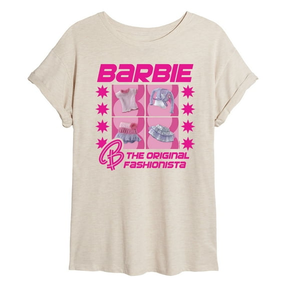 Barbie - Original Fashionista - Juniors Oversized Graphic T-Shirt