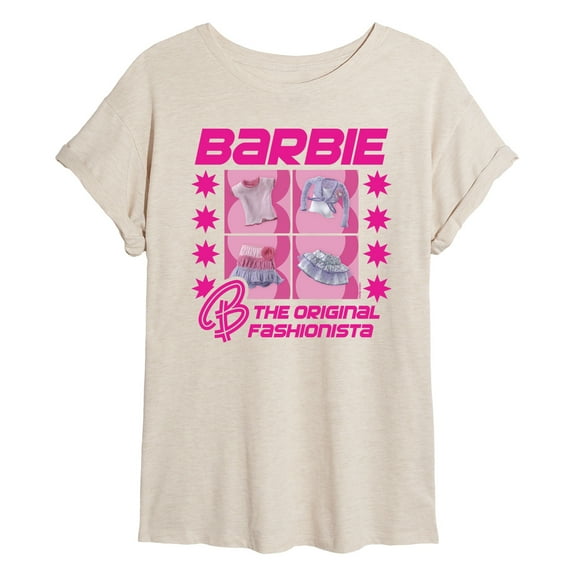 Barbie - Original Fashionista - Juniors Oversized Graphic T-Shirt