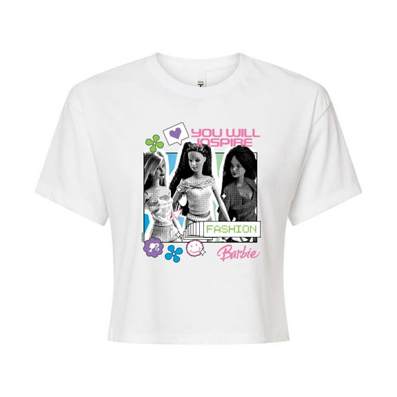 Barbie - And Friends - Juniors Cropped Graphic T-Shirt