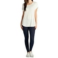 thumbnail image 1 of Juniors Basic Full Length Cotton Spandex Leggings, 1 of 2