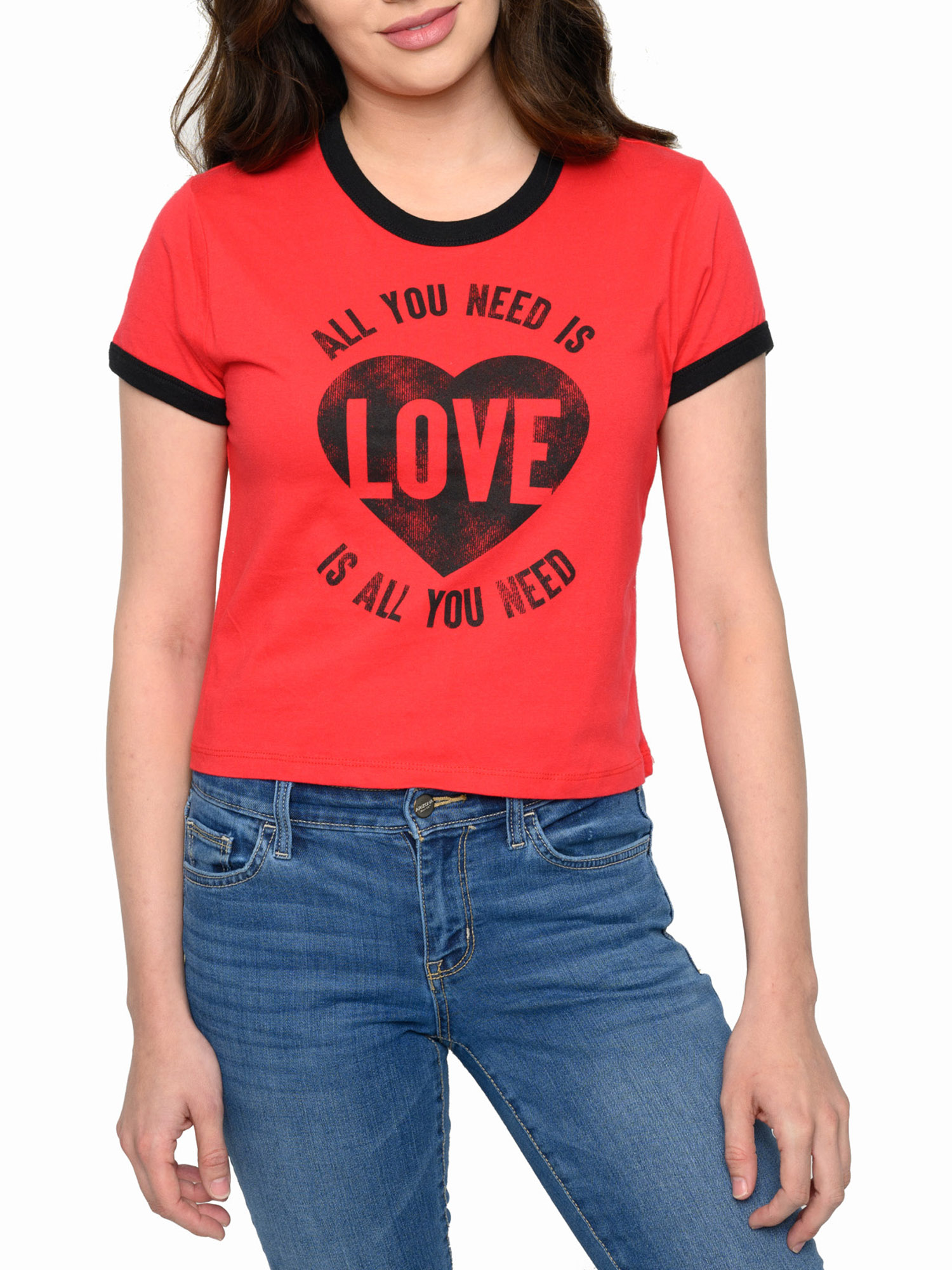 KISS Iconic Rock Band Live Concert Colored Smoke Juniors Black Back T