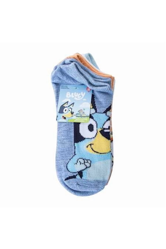 Juniors Bluey No-Shows 5-Pack