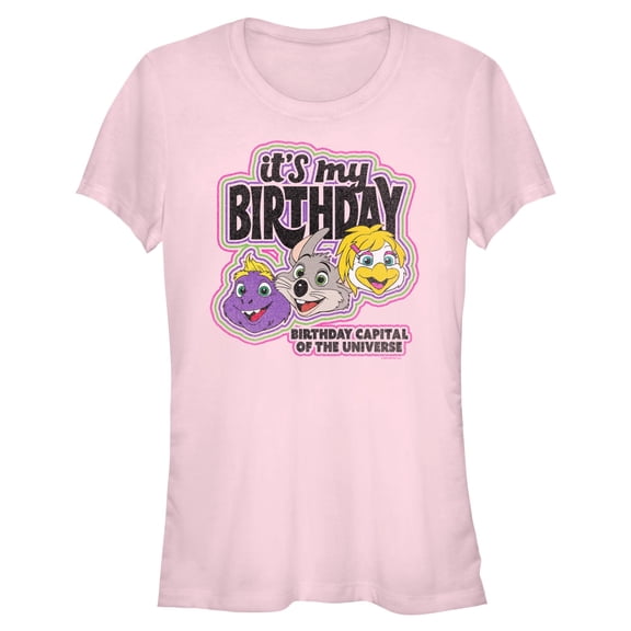 Juniors Chuck E. Cheese It's My Birthday T Shirt
