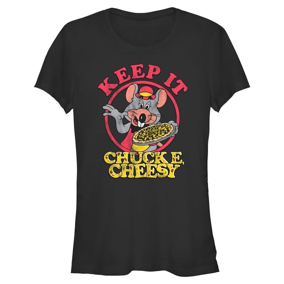 Juniors Chuck E. Cheese Keep It T Shirt