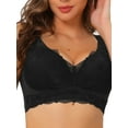 thumbnail image 1 of Juniors Comfortable Soft Push Up Lingerie Embroidery Lace Bralette, 1 of 6