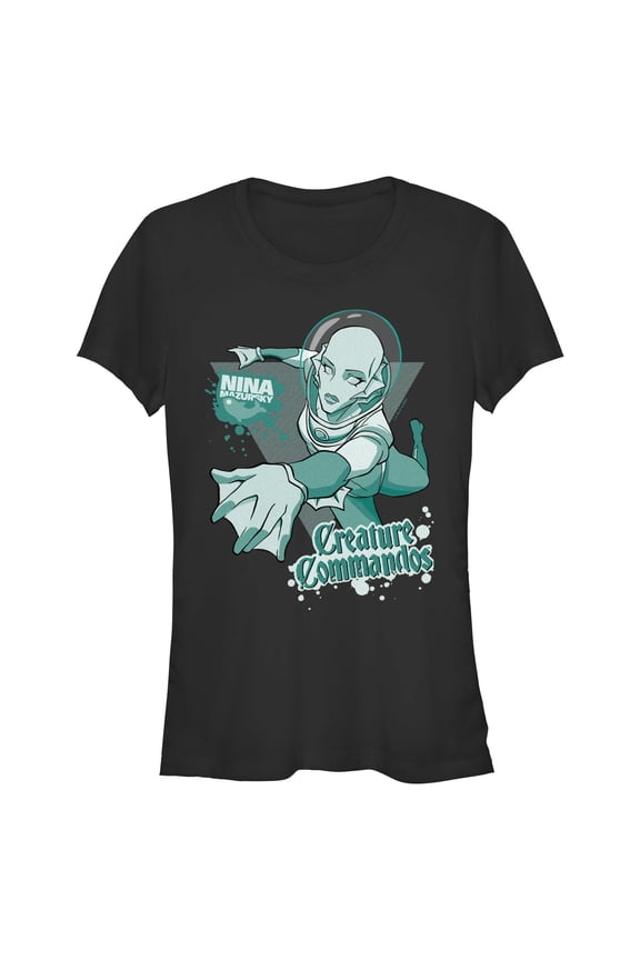 Juniors Creature Commandos Amphibious Nina T Shirt