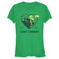 thumbnail image 1 of Juniors Creature Commandos Frankenstein Heart T Shirt, 1 of 4