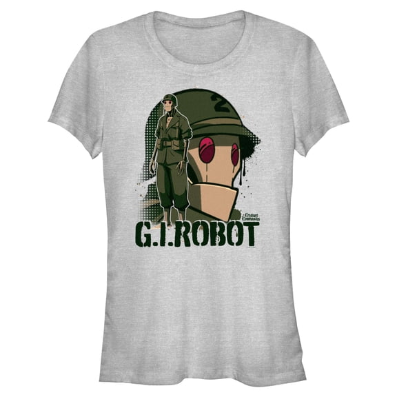 Juniors Creature Commandos G.I. Robot 2 T Shirt