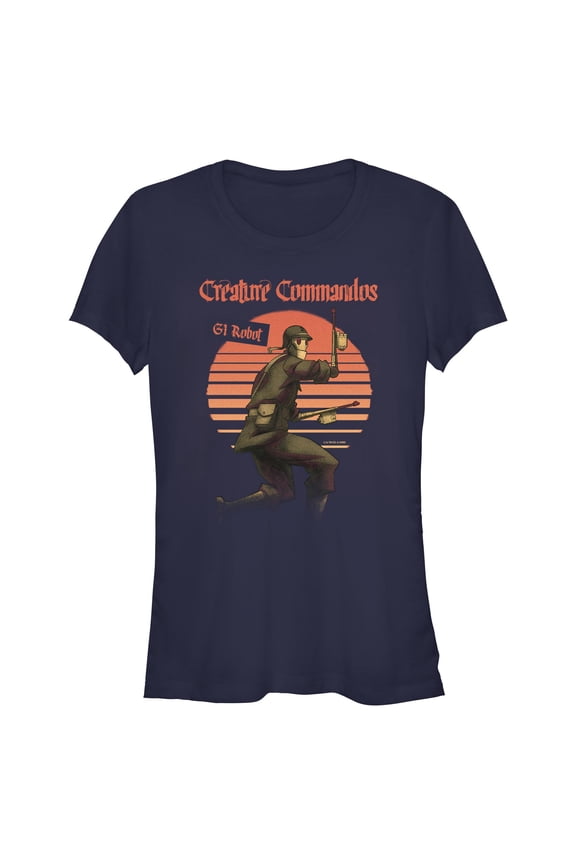 Juniors Creature Commandos General Robot T Shirt