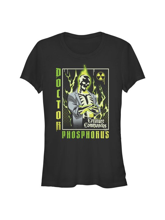 Juniors Creature Commandos Radioactive Phosphorus T Shirt