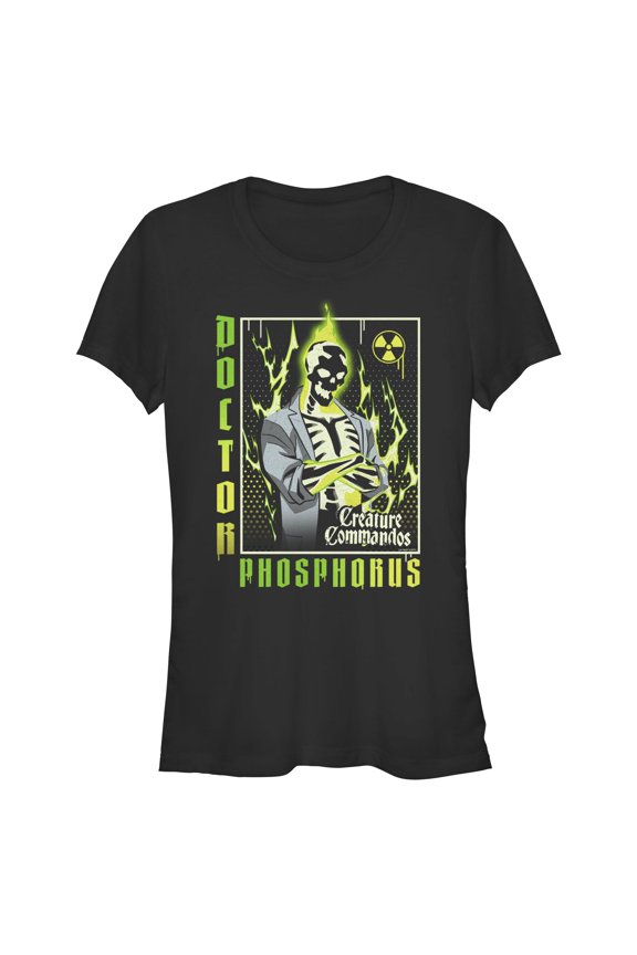 Juniors Creature Commandos Radioactive Phosphorus T Shirt