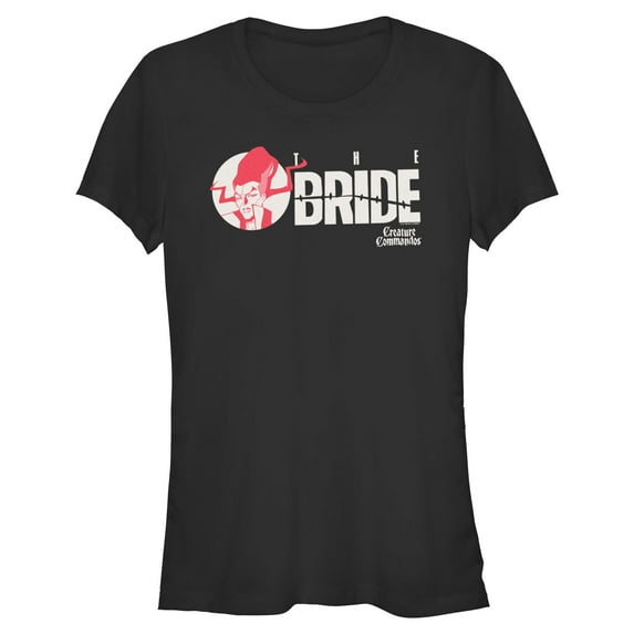 Juniors Creature Commandos The Bride Logo T Shirt