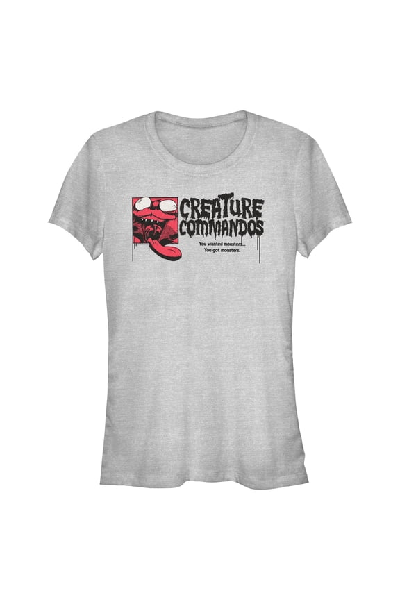 Juniors Creature Commandos Weasel Was Here T Shirt