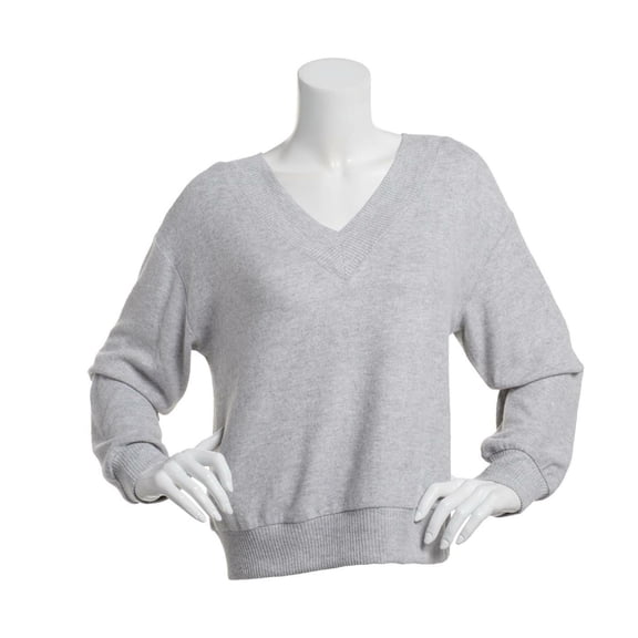 Juniors Derek Heart Cozy V-Neck Sweatshirt - XLUS