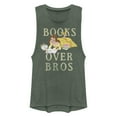 thumbnail image 1 of Junior's Beauty and the Beast Books Over Bros Festival Muscle Graphic T-Shirt, 1 of 4
