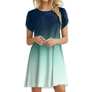 FFYUMNY Juniors’ Drop Waist Tiered Dress Juniors Womens Off The Shoulder Evening Gown Women’s Midi Shirtdress with Puff Sleeves Dresses for Women Plus Size Sleeveless Loose Dresses Cotton Linen