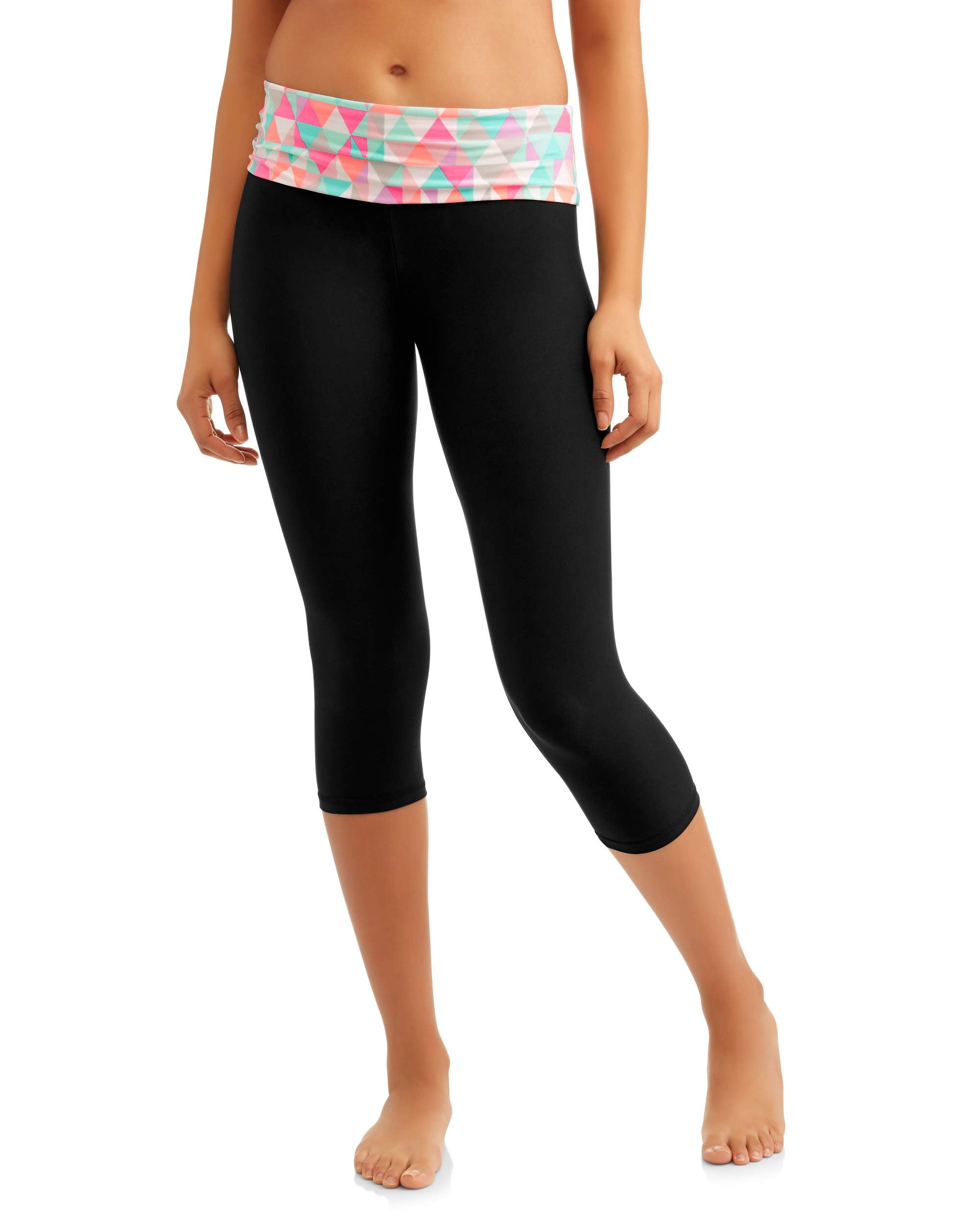 No Boundaries Juniors' Essential Skinny Capri Yoga Pants 