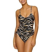 HULA HONEY Juniors' Eternal Animal Side-Tie One-Piece Swimsuit, Created for