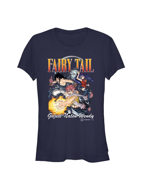 Juniors Fairy Tail Natsu and Friends T Shirt
