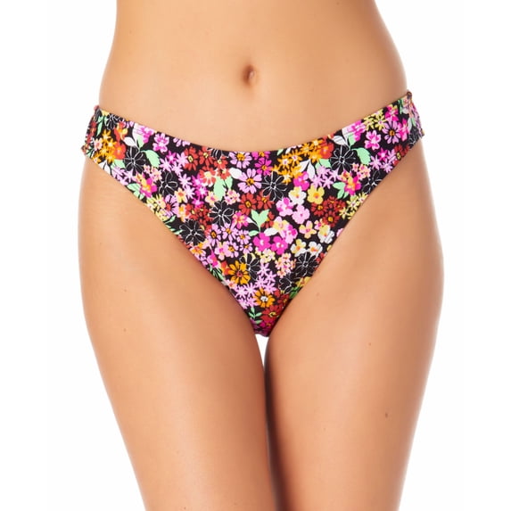 Juniors' Floral-Print Hipster Bikini Bottoms Multi XS