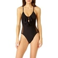 thumbnail image 1 of Juniors' Flounce Monokini One-Piece Swimsuit, 1 of 5