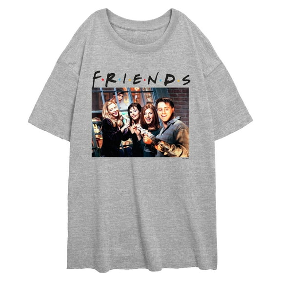 Juniors Friends Giant Poking Photo T Shirt