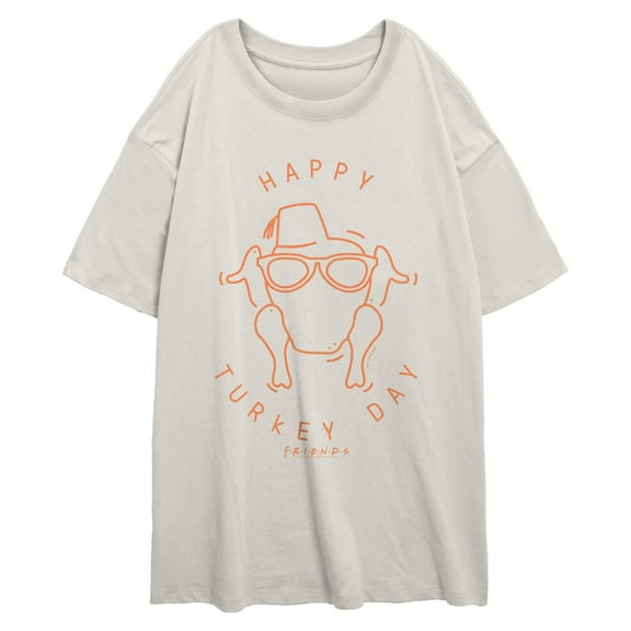 Juniors Friends Turkey Day Icon T Shirt