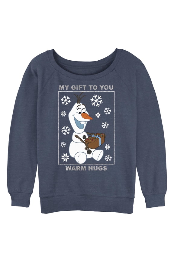 Juniors Frozen Warm Hugs From Olaf Sweatshirt
