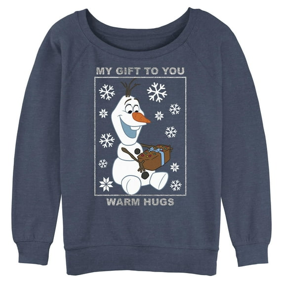 Juniors Frozen Warm Hugs From Olaf Sweatshirt