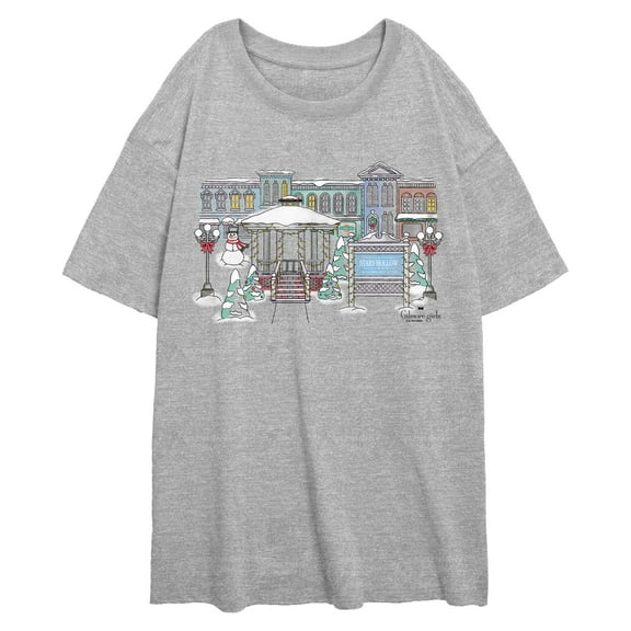 Juniors Gilmore Girls Holiday in Stars Hollow T Shirt