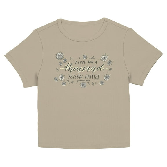 Juniors Gilmore Girls Thousand Yellow Daisies T Shirt