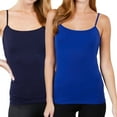 thumbnail image 1 of Juniors & Girls Basic Adjustable Spaghetti Strap Cropped Camisole Tank Top with Inner Shelf Bra, 1 of 5