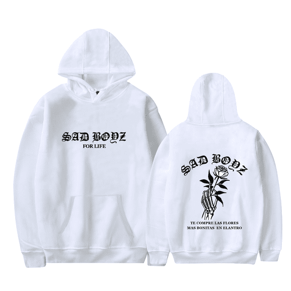 Juniors H Merch Sads Skeletons Hands Boyzs Hoodie Flower Print Sweatshirts Casual Clothes For Women Men