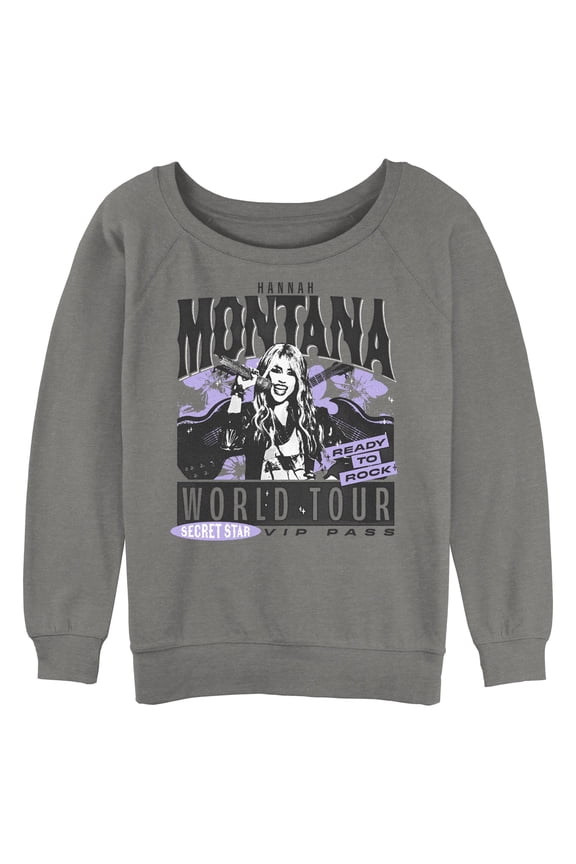 Juniors Hannah Montana Secret Star VIP Pass Sweatshirt