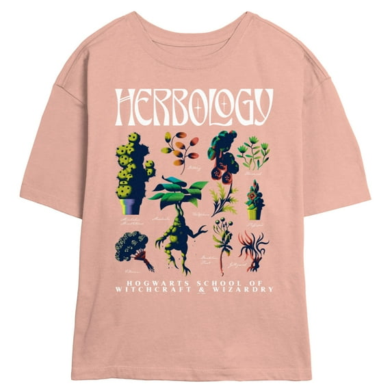 Juniors Harry Potter Herbology Plant Types T Shirt