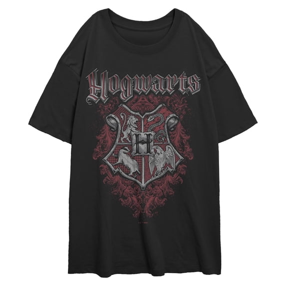Juniors Harry Potter Hogwarts Artistic Crest T Shirt