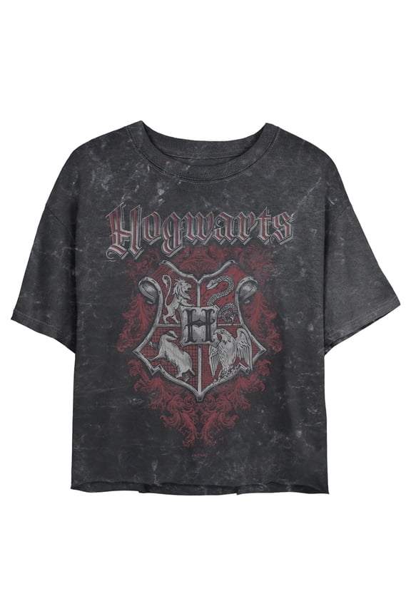 Juniors Harry Potter Hogwarts Red Crest T Shirt