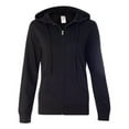 thumbnail image 1 of Juniors Heavenly Fleece Full-Zip Hooded Sweatshirt, Black - 2XL, 1 of 1