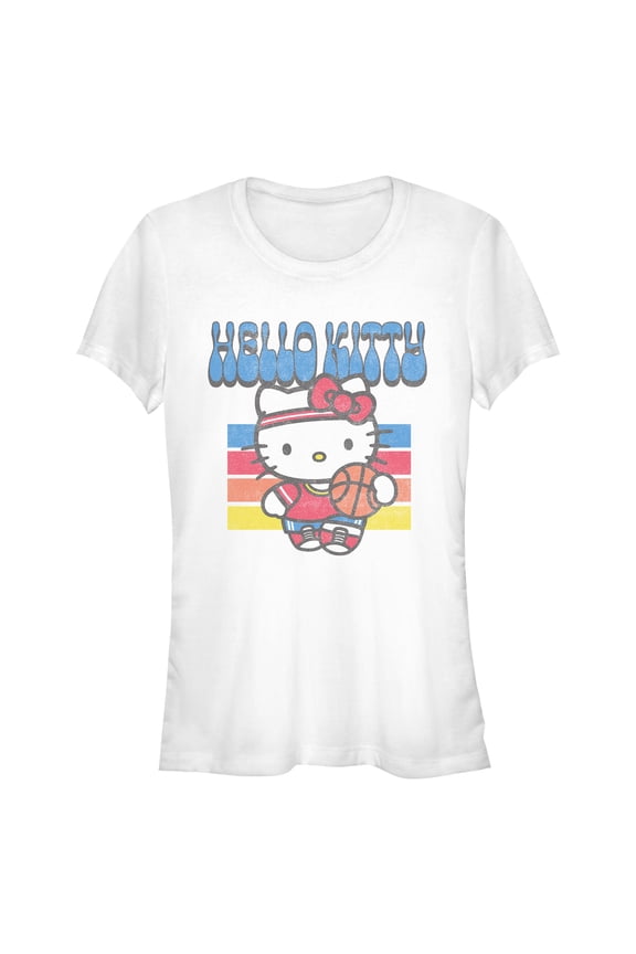 Juniors Hello Kitty Retro and Sports Hello Kitty T Shirt