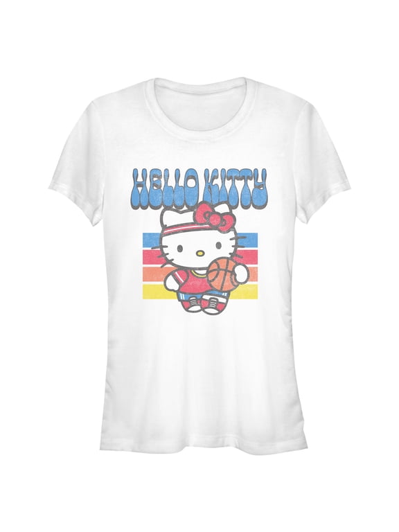 Juniors Hello Kitty Retro and Sports Hello Kitty T Shirt